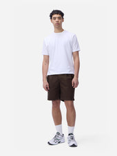Safari Shorts Brown Poplin 3sixteen