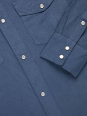 Snap Western Shirt Garment Dyed