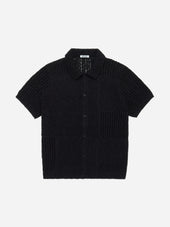 Short Sleeve Knit Shirt De Stijl 3sixteen