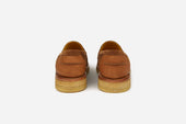 Crepe Wedge Loafer Snuff Suede