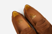 Crepe Wedge Loafer Snuff Suede
