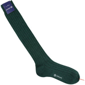 Knee Socks - Ribbed - Forest - Cashmere