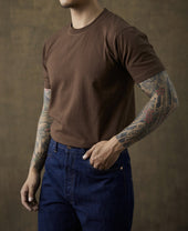 9 oz Cotton Tubular T-Shirt - Coffee
