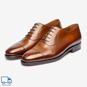 Straight Tip Oxford - Brown - Zip Last - RTW