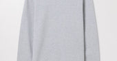 Grey Melange Sweatshirt | Cotton Loopback | Asket