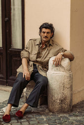 Robin Unisex Jacket In Linen