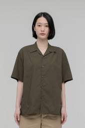 Sale Open Collar Short Sleeve Shirt