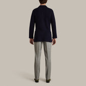 Single Breasted Cashmere Blend Unstructured Knitted Blazer In