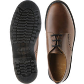 Wildsmith Model Gibson mens rubber-soled Derby shoes in brown gaucho crazy