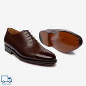 Straight Tip Oxford Bitter Choco Zip Last Rtw