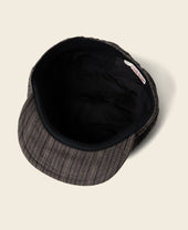 Yarn Dyed Stripe Newsboy Cap