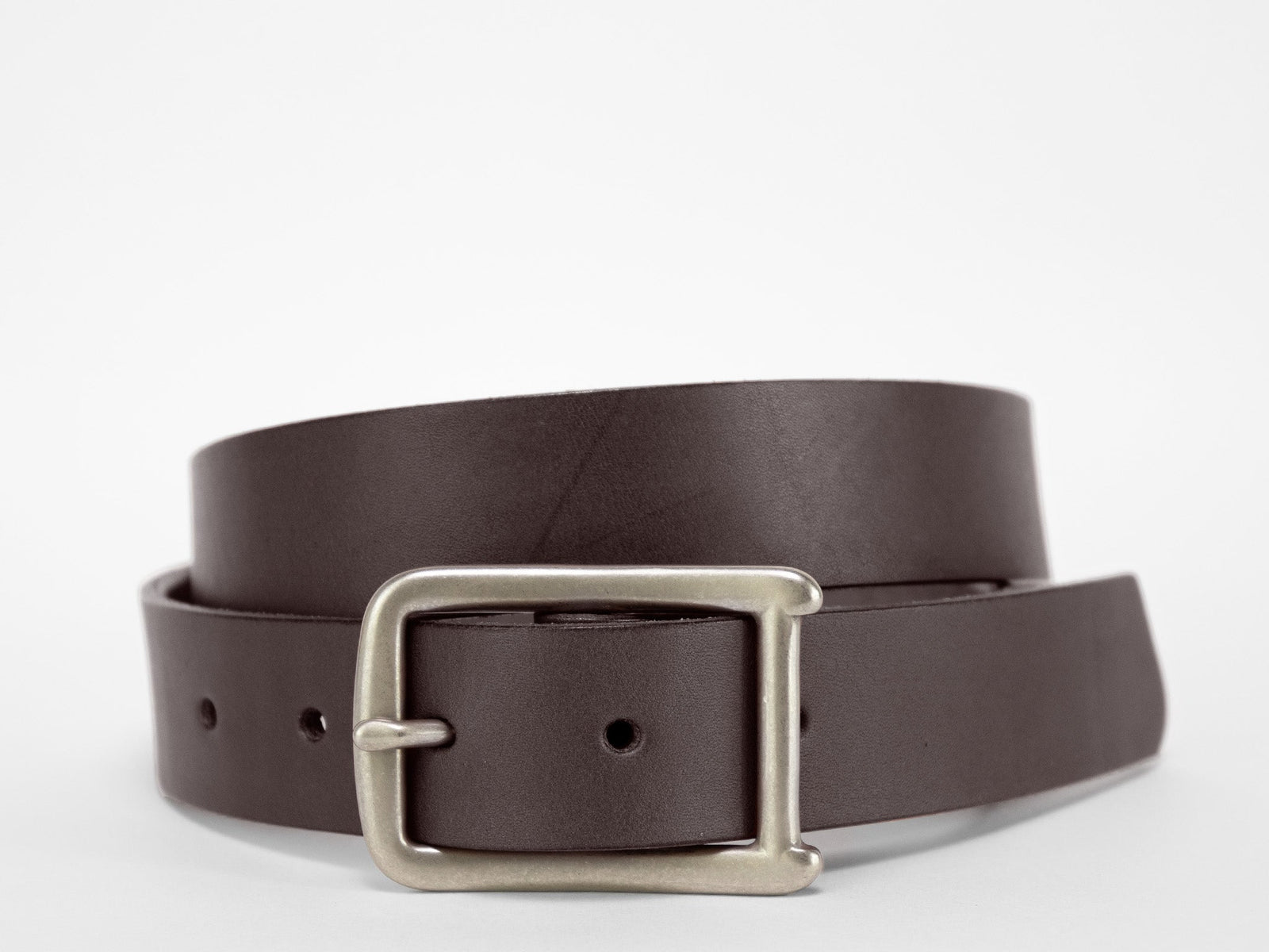 No. 640 Founders Buckle Belt, Dark Brown