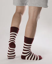 Retro Striped Cotton Socks