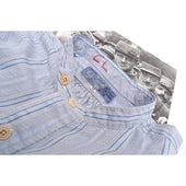 Chemise Poilu - Blue Dobby Stripe