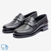 Unlined Moccasin - Noir - Armin Last - RTW