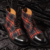 The Jack Dress Boot In Red Plaid