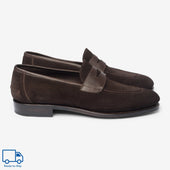 Unlined Penny Loafer Ii Bitter Choco Rufer Last Janus Calf Rtw