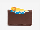 No. 427 Bi-Fold Card Case, Hickory