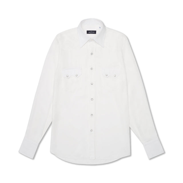 Ivory Tencel Western Shirt