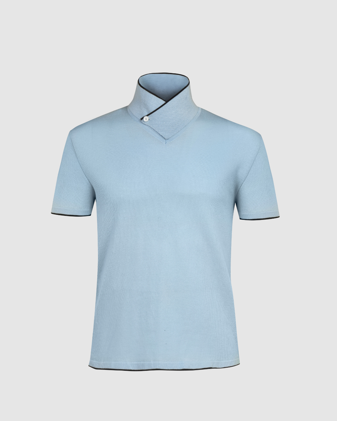 Stand Collar Polo Cobra Blue