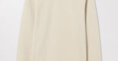 Off White Sweatshirt | Cotton Loopback | Asket