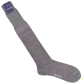 Knee Socks - Dots - Grey - Wool
