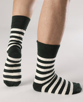 Retro Striped Cotton Socks