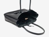 No. 235 Leather Tote Inward Seam, Black