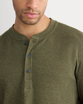Thermal Henley in Cozy Waffle | Heather Beech