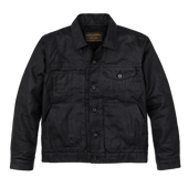 Tin Cloth Short Lined Cruiser Jacket - Black