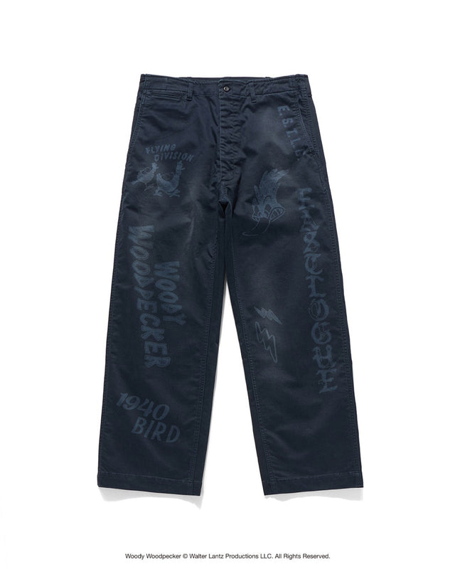 VINTAGE MEMIRIAL CHINO PANTS / D.NAVY MOLESKIN