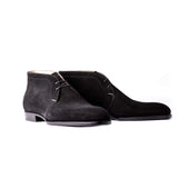 Chukka boots in black suede Hunting calf