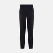 Midnight Blue Wool Henry Trousers