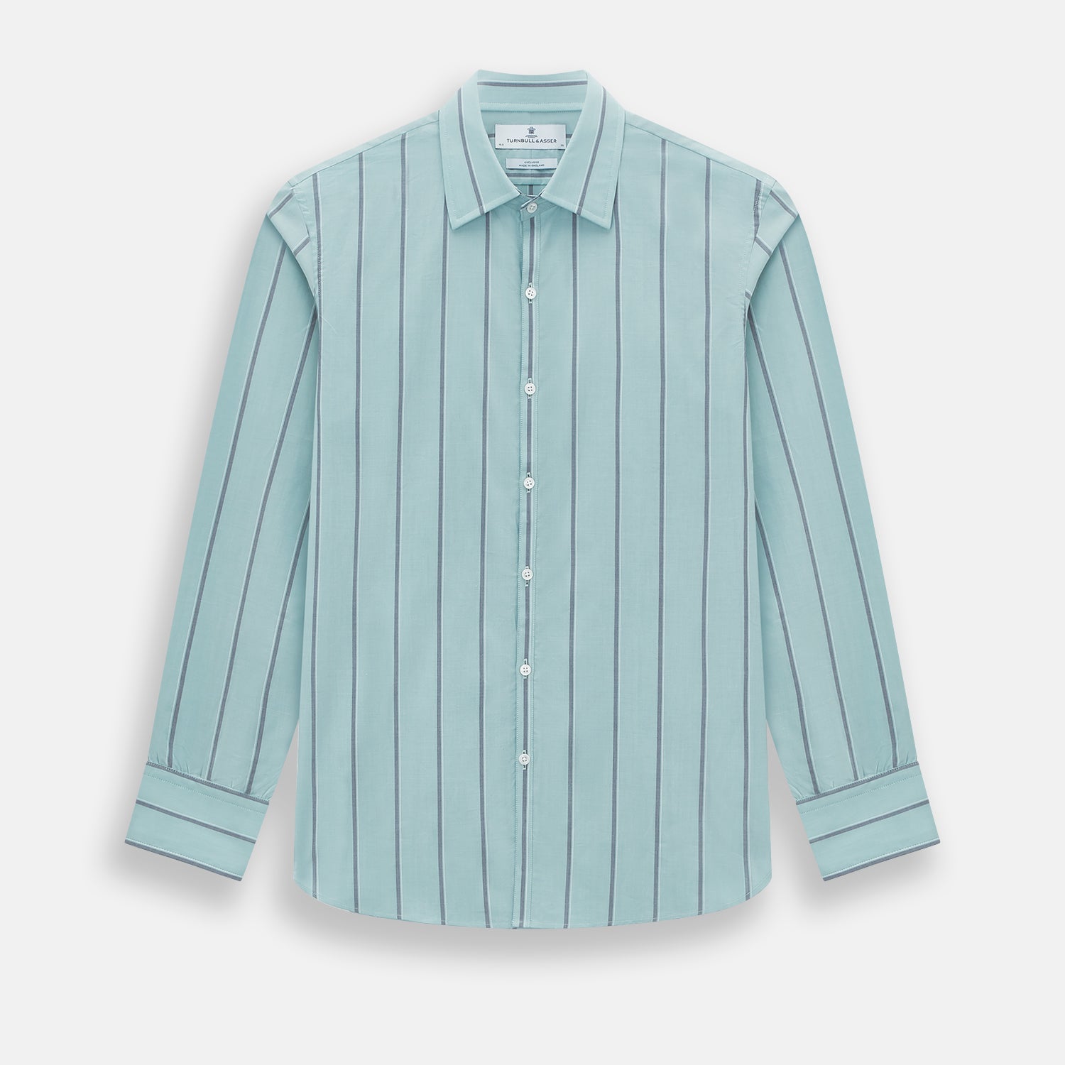 Light Sage Track Stripe Westminster Shirt