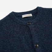 Brushed Wool Round Cardigan