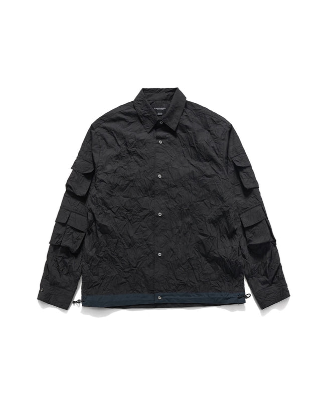 MAGAZINE POUCH SHIRTS / CREASE BLACK