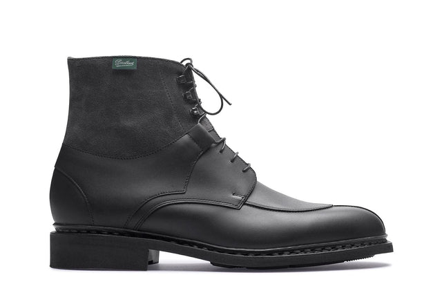 BEAUMONT/ACTEM NOIRE-LISSE NOIR ET VELOURS GRUNGE