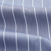 Pale And White Pinstripe Cotton Blend Weekend Fit Finch Shirt