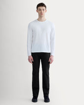 The Essential Organic Long-Sleeve Tee | White