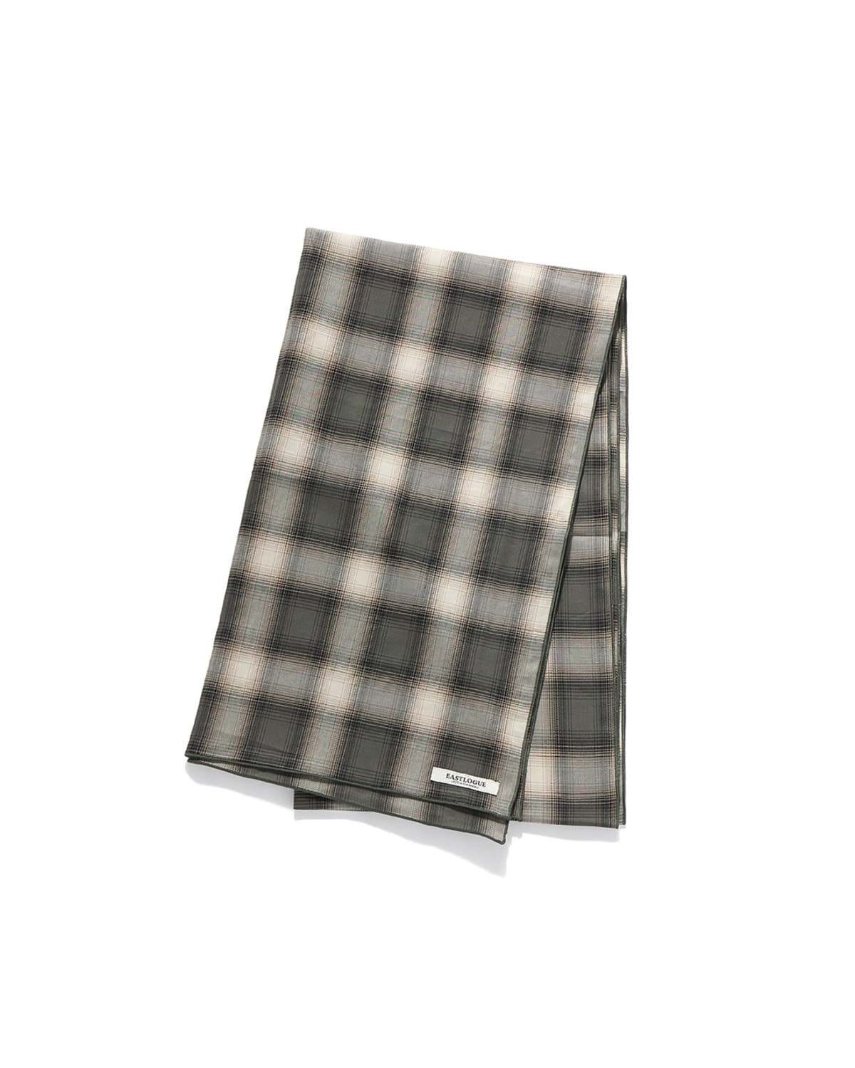 Pattern Scarf Green Ombre Check