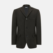 Olive Brown Apsley Single-Breasted Caban Coat