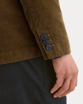 Fine Wale Corduroy Chore Blazer | Cocoa