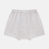 Rainbow Check Godfrey Boxer Shorts