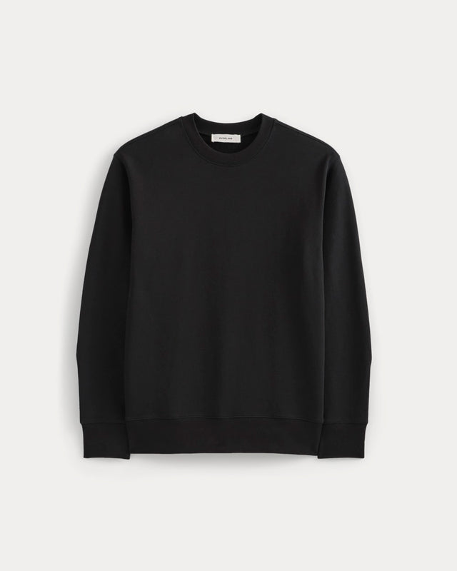 Lightweight Terry Sweatshirt | Black