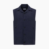 Collared Linen Waistcoat