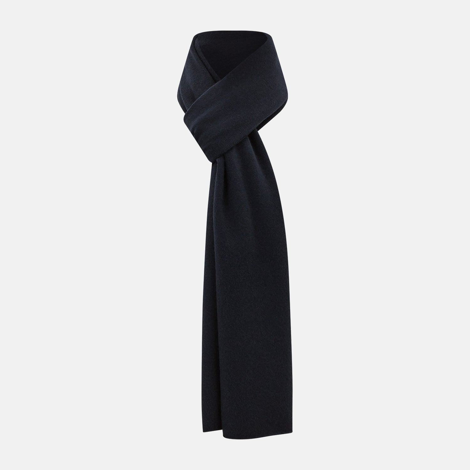 Plain Cashmere Knitted Scarf