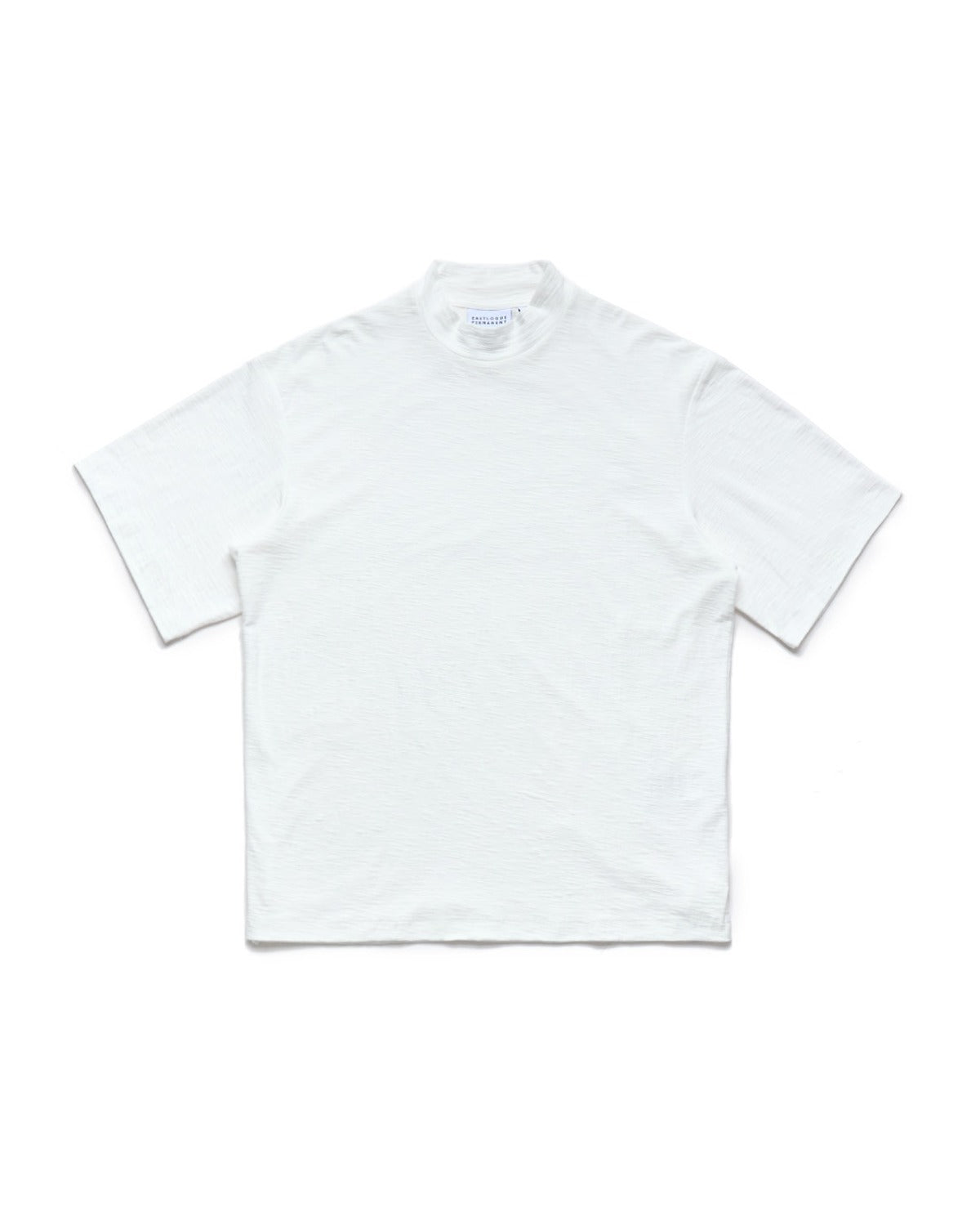 MOCK NECK T-SHIRT / OFF WHITE