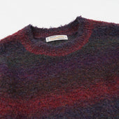 Gradation Boucle Knit Purple Mix