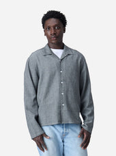 Loop Collar Shirt Marled 3sixteen