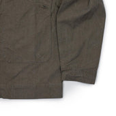 Cycling Jacket In Dune Taupe Cotton Nylon